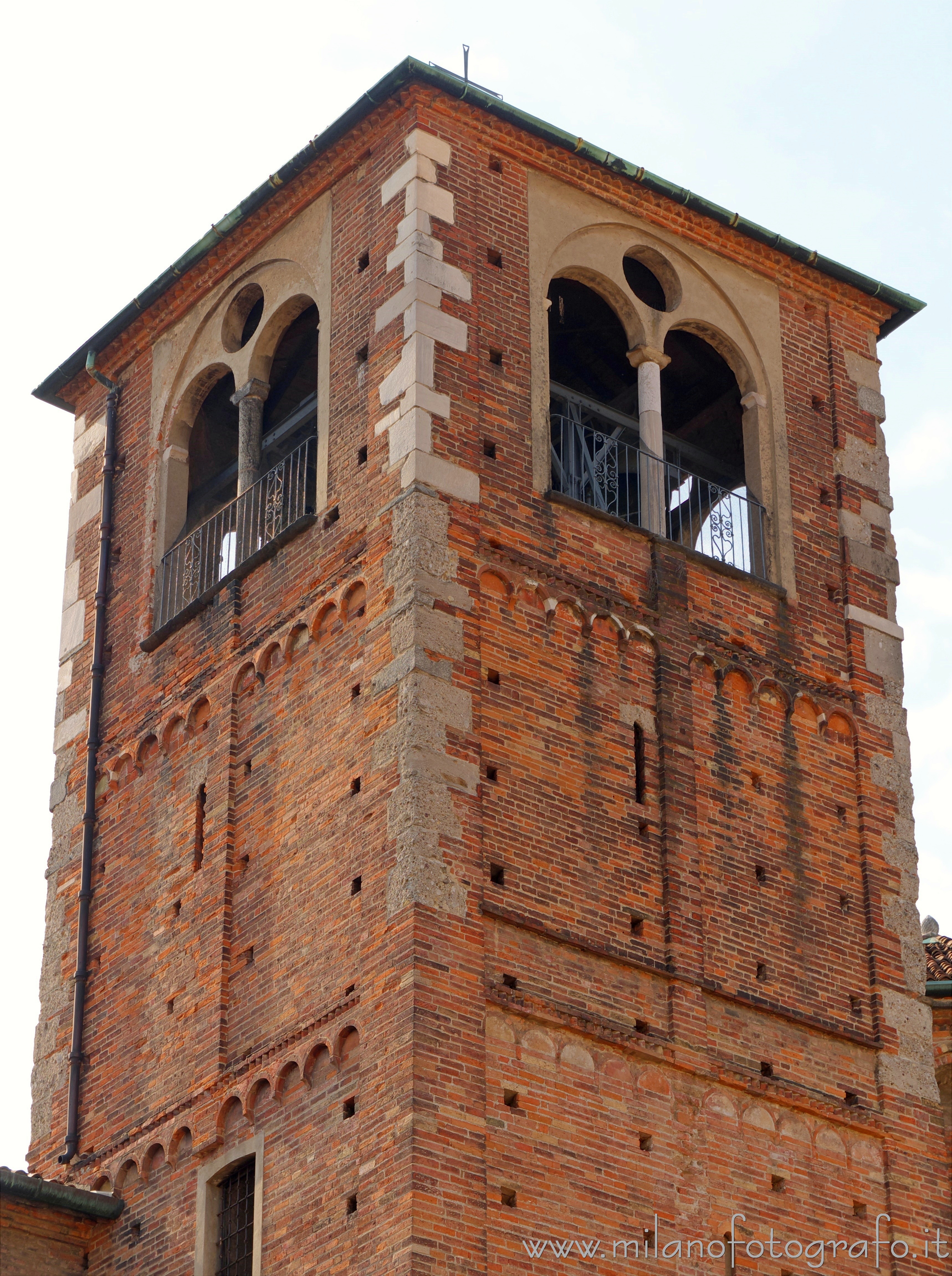 Milan (Italy) - Bell tower of the Basilica of San Simpliciano